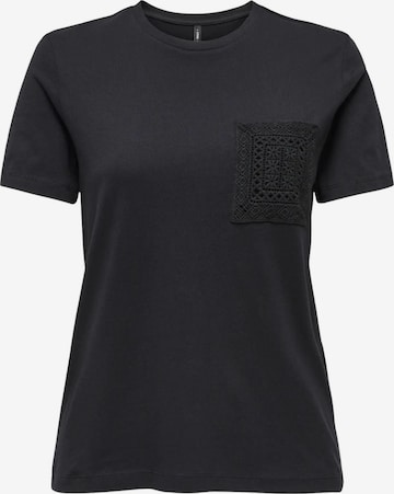 ONLY Shirt in Schwarz: Vorderseite