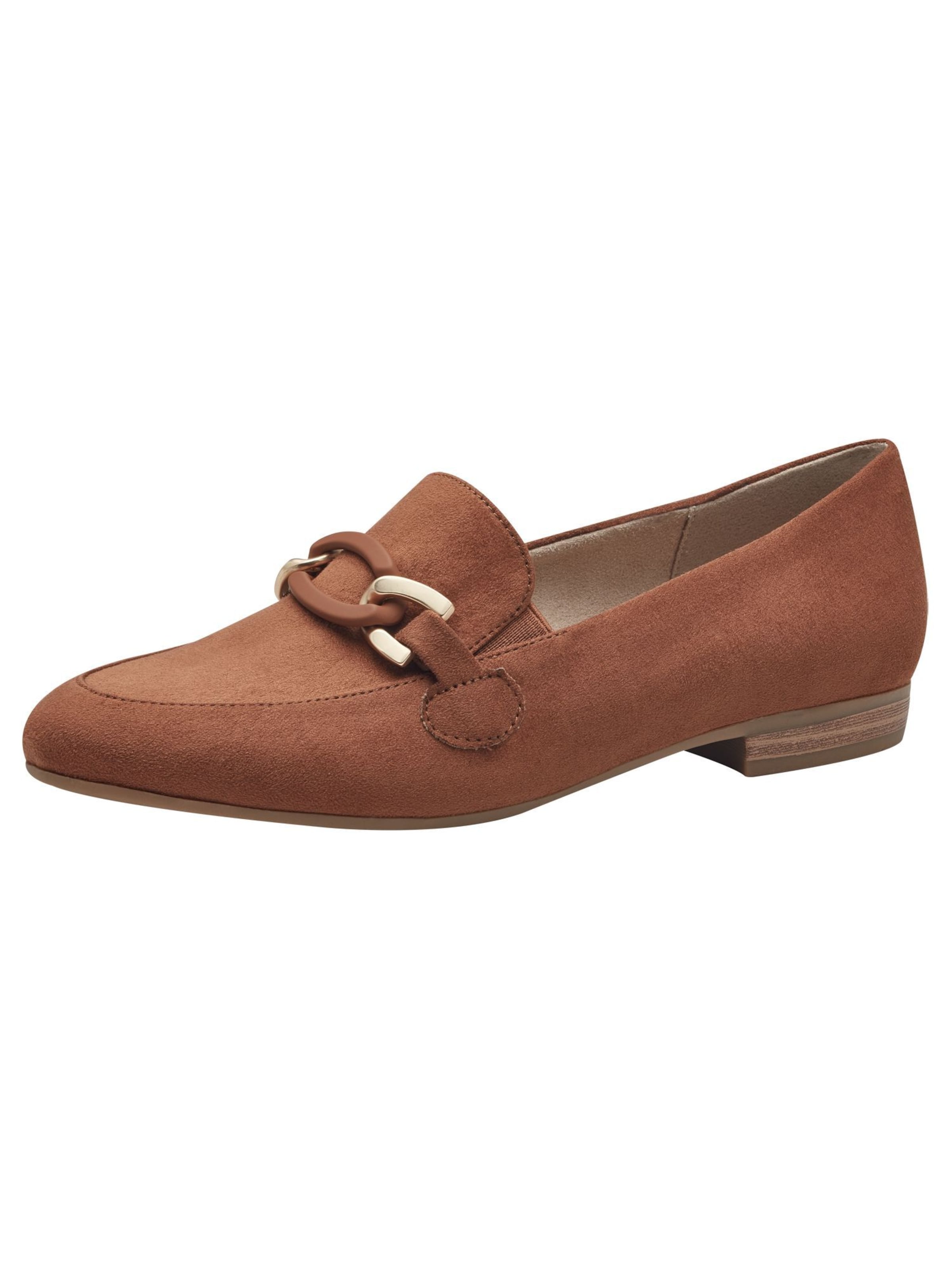 Chaussure basse JANA en marron : devant
