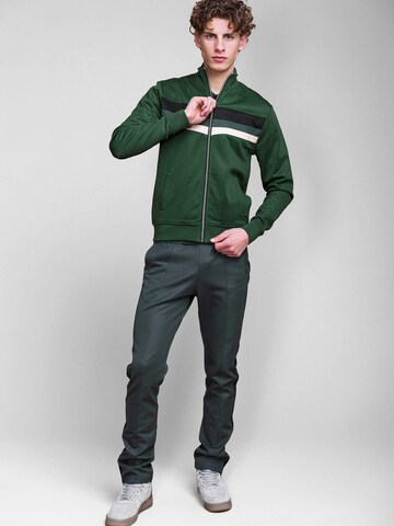 4funkyflavours Zip-Up Hoodie 'If I Could Only Be Sure' in Green