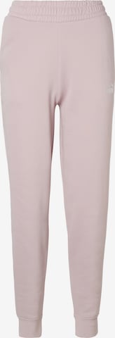 Pantalon de sport 'ESS No. 1' PUMA en rose : devant