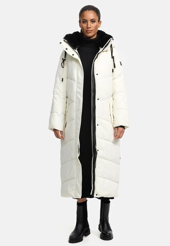 NAVAHOO Wintermantel 'Hingucker XIV' in Wit