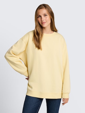 TOM TAILOR DENIM - Sudadera en amarillo: frente
