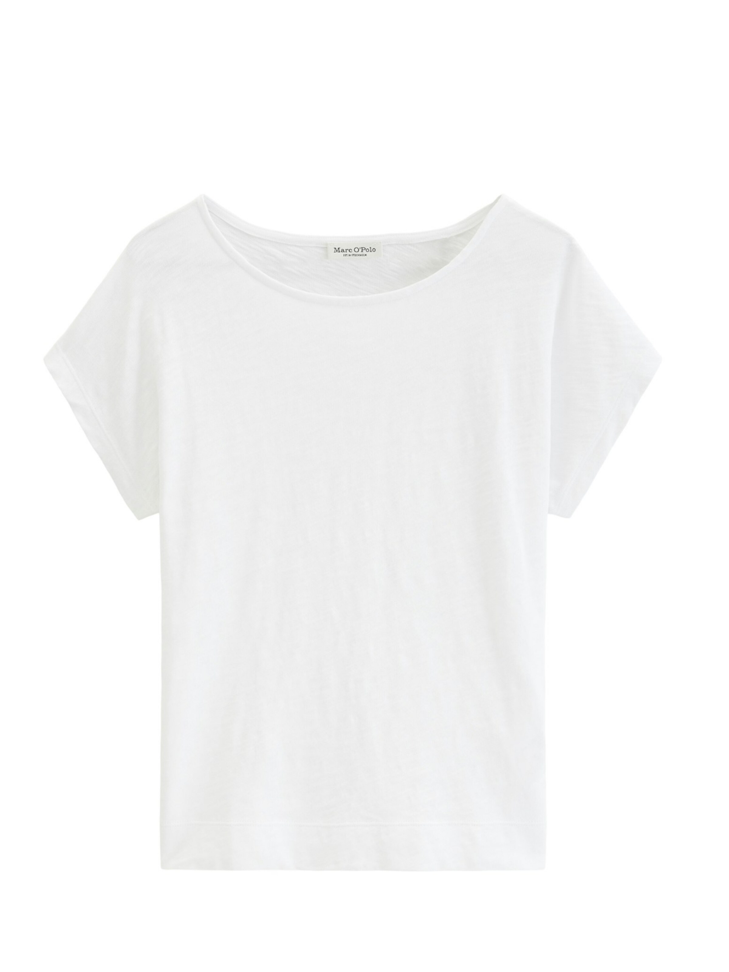 Marc O'Polo T-shirt 'marc o'polo - Dames t-shirt' en XL en blanc, Vue avec produit