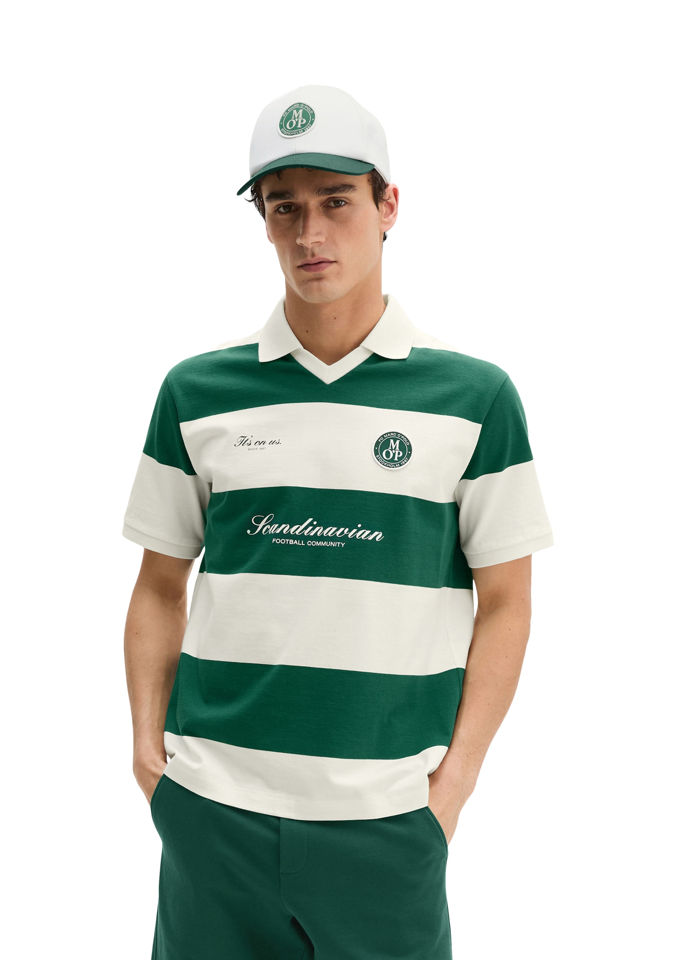 Marc O'Polo Shirt in Green: front