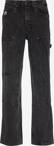 Karl Kani Loosefit Jeans in Zwart: voorkant