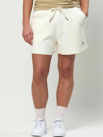 U.S. POLO ASSN. Regular Broek ' UWMacha ' in Wit: voorkant