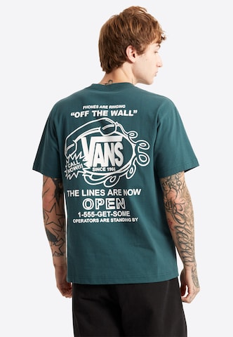 VANS - Camiseta 'Hot Lines' en verde: frente