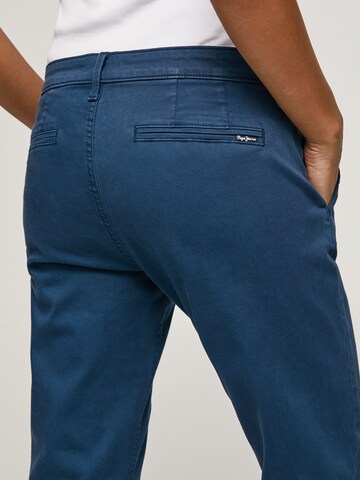Pepe Jeans Regular Chinohose 'MAURA' in Blau