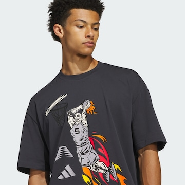 ADIDAS PERFORMANCE Functioneel shirt 'Anthony Edwards Stand Down' in Grijs
