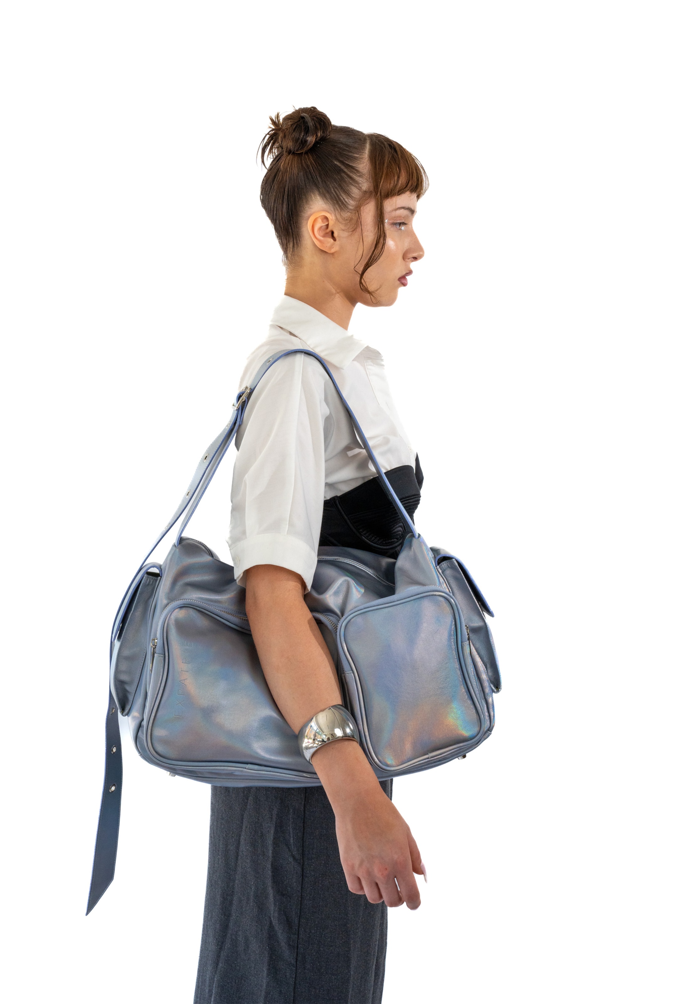 Expatrié Weekendtaske 'Nova' i lilla: forside