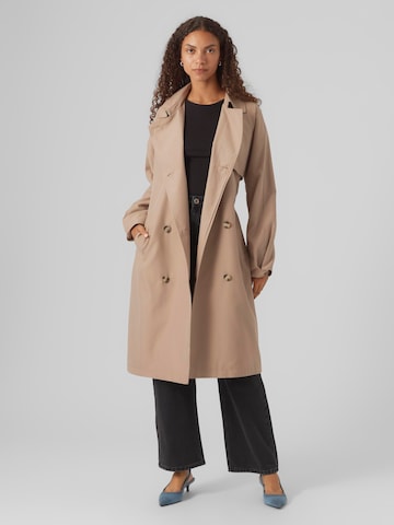 VERO MODA Between-Seasons Coat 'Doreen' in Beige: front