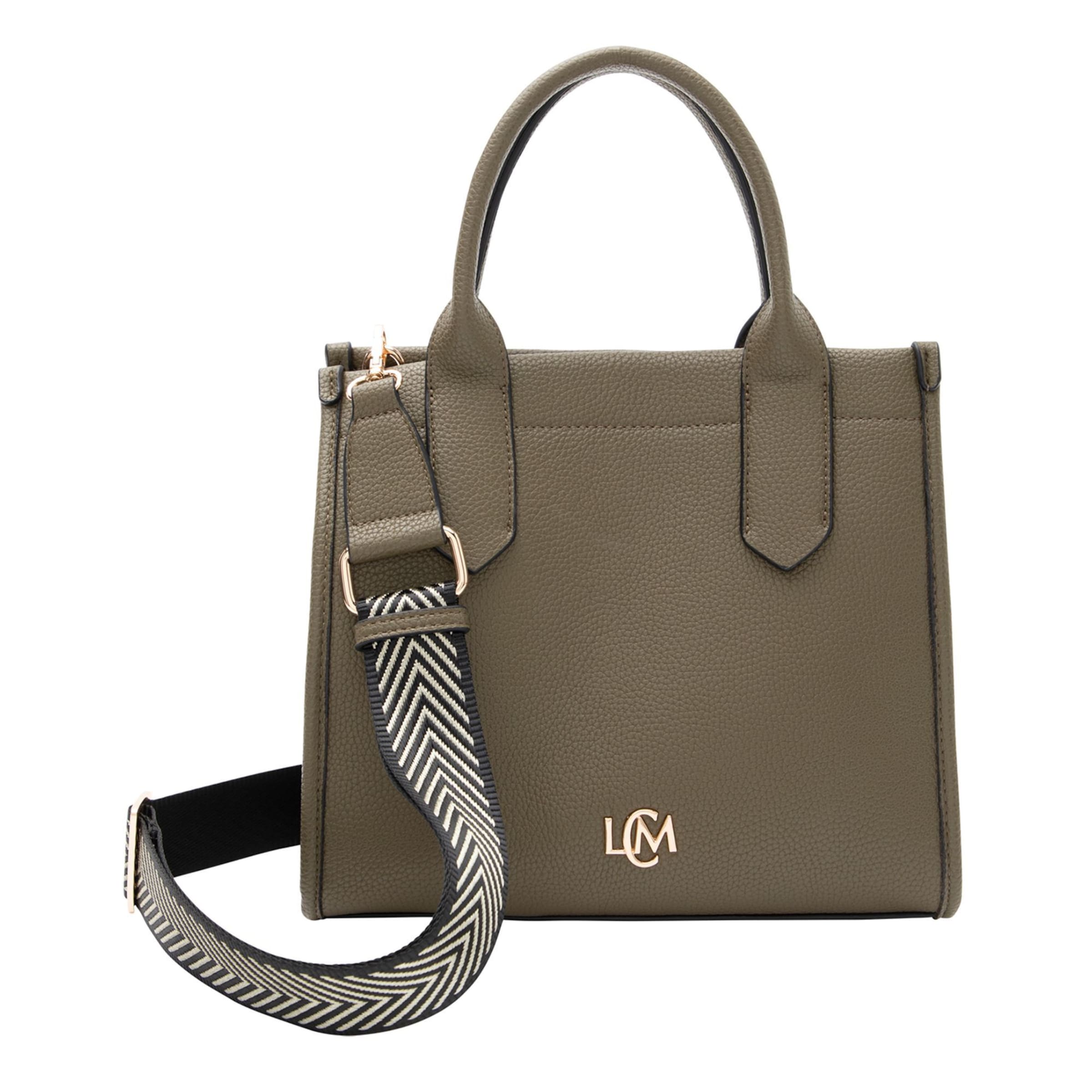 L.CREDI Handtasche 'Phemia' in Grün: Vorderseite