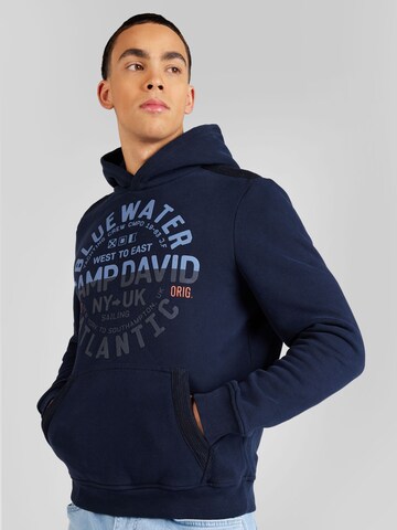 CAMP DAVID Sweatshirt in Blauw