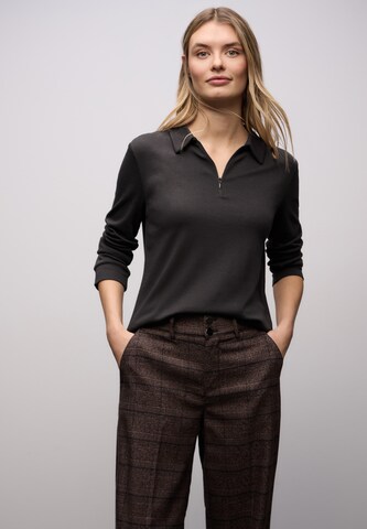 STREET ONE Poloshirt in Grau: Vorderseite