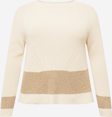 Persona by Marina Rinaldi Pullover 'ACERO' in Beige: predná strana