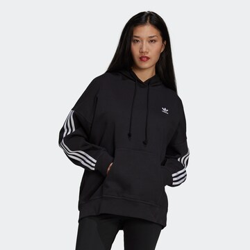 Bluză de molton de la ADIDAS ORIGINALS pe negru: față