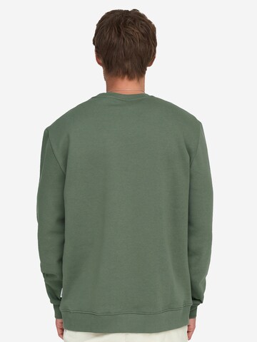 Only & Sons Sweatshirt 'Connor' in Green