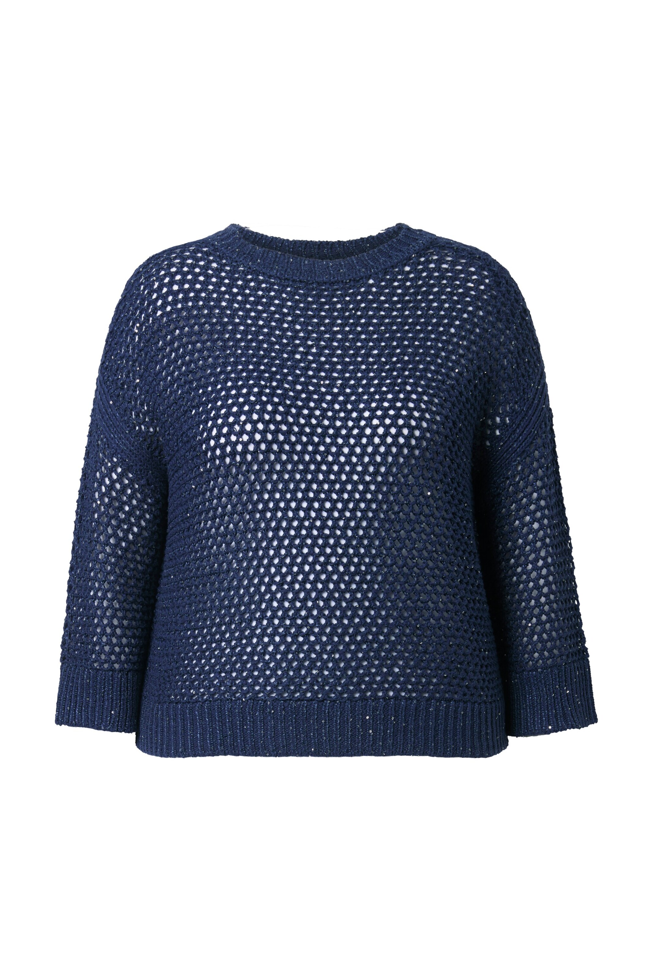 Ulla Popken Pullover in Blau: Vorderseite