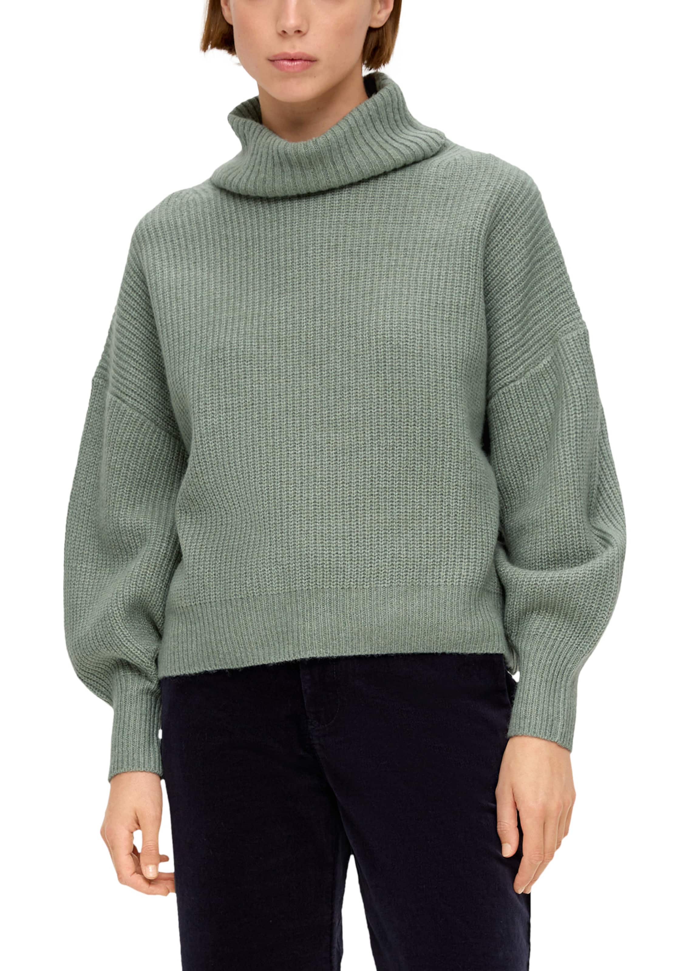 s.Oliver Strickpullover in Grün