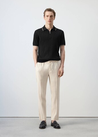MANGO MAN Poloshirt 'Baluard in Schwarz