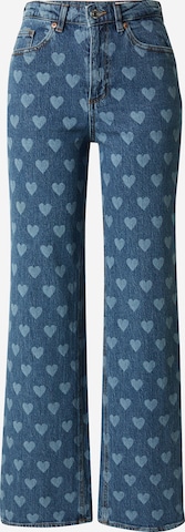 VERO MODA Wide leg Jeans 'VMTessa' in Blauw: voorkant