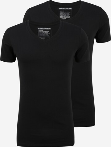 DRYKORN Undershirt 'CARIS' in Black: front