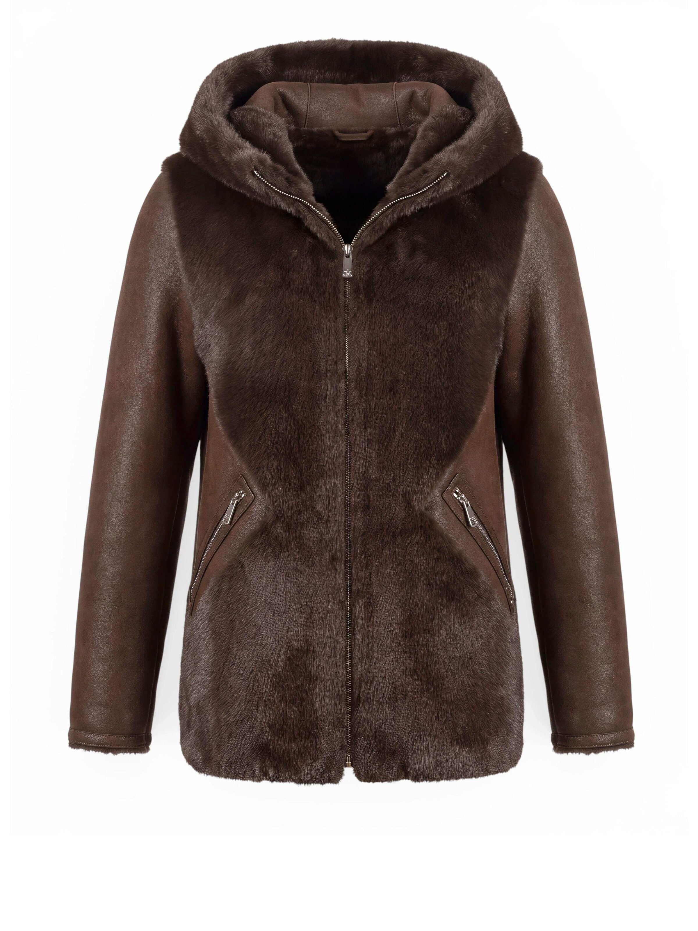 Funk since 1776 Winter Jacket in Brown: front