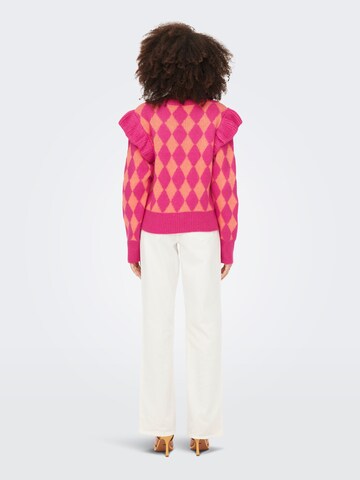 ONLY Pullover 'Quinn' in Pink