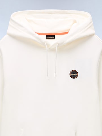 NAPAPIJRISweater majica 'B-Badge' - bijela boja