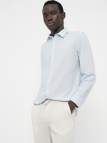 JACK & JONES Klasický střih Společenská košile 'JJEBREEZE' – modrá