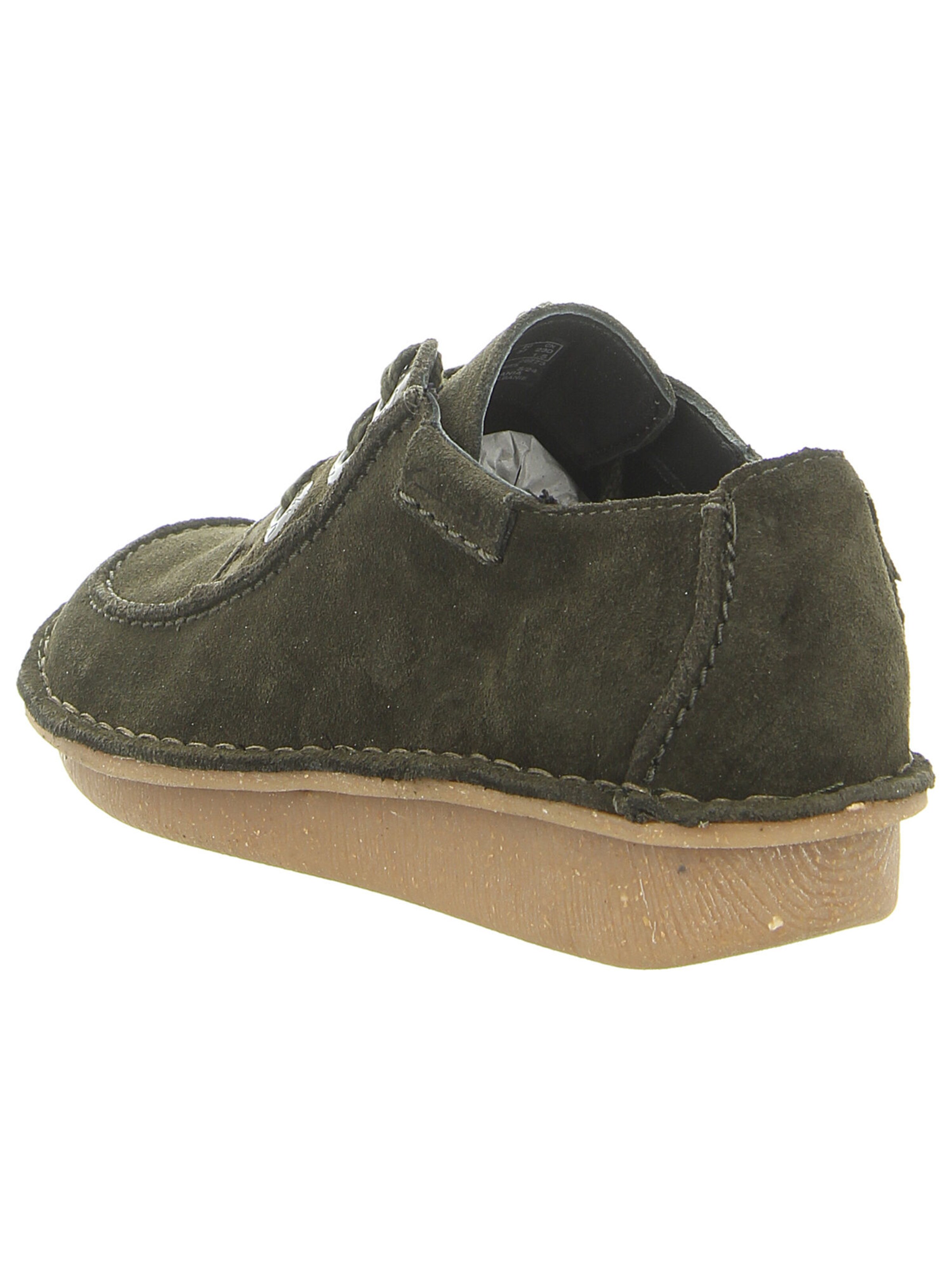 CLARKS Schnürschuh in Grün
