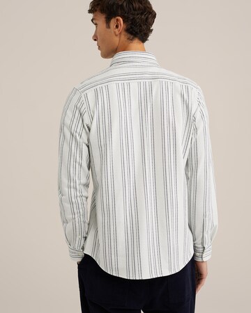 WE Fashion Regular fit Button Up Shirt in Grey
