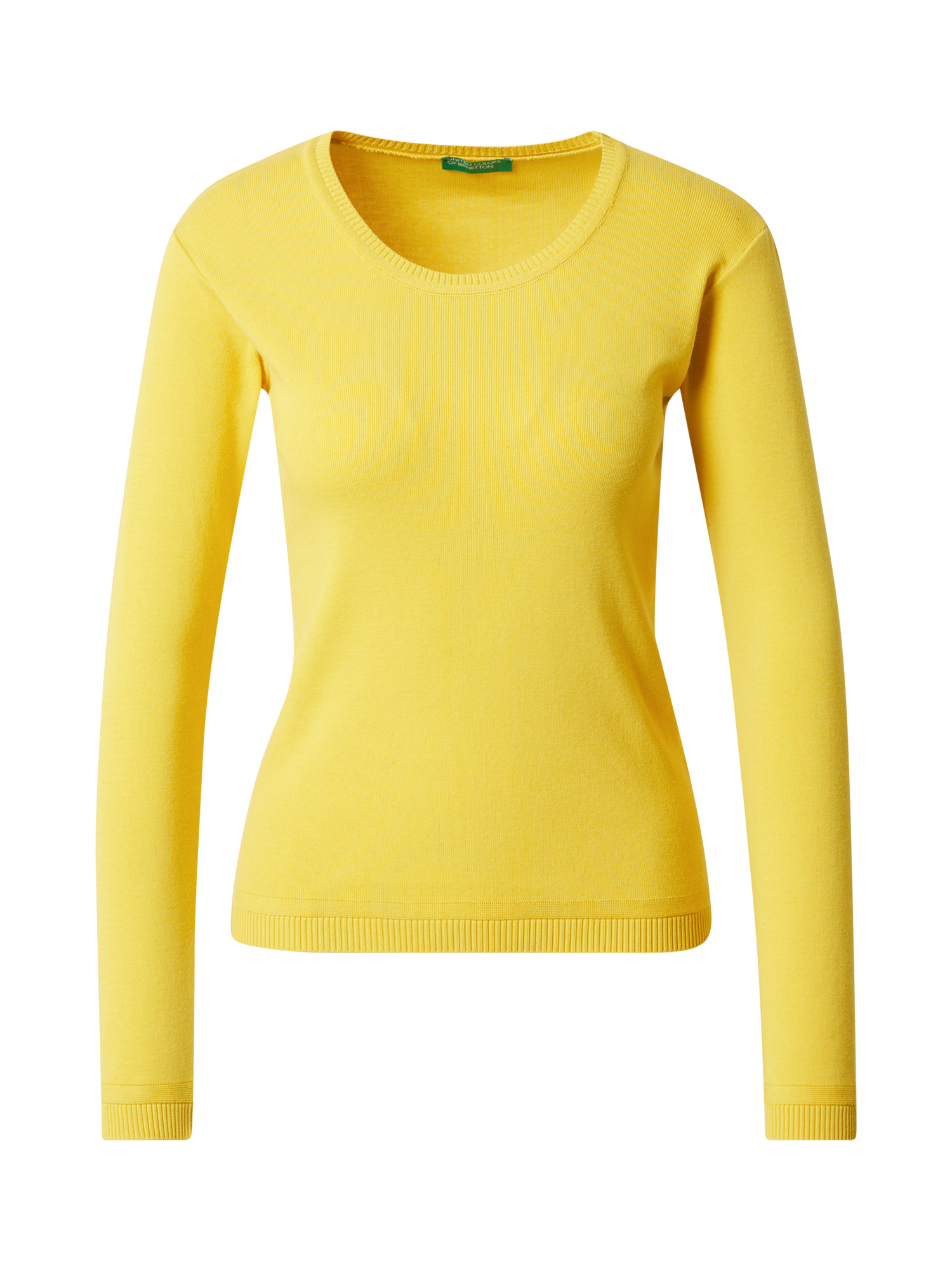 UNITED COLORS OF BENETTON Pullover in Giallo 
