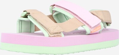 Sandalo 'Lia' VERO MODA di colore camello / menta / rosa pastello, Visualizzazione prodotti