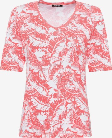 Olsen Shirt in Roze: voorkant