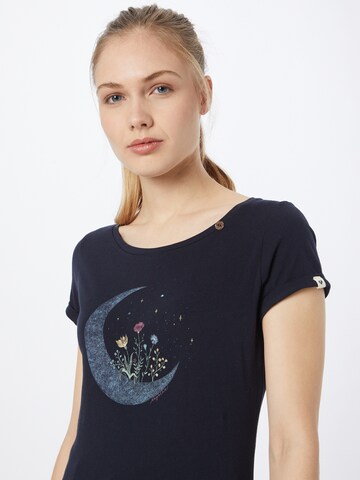 Ragwear T-Shirt 'FLORAH' in Blau