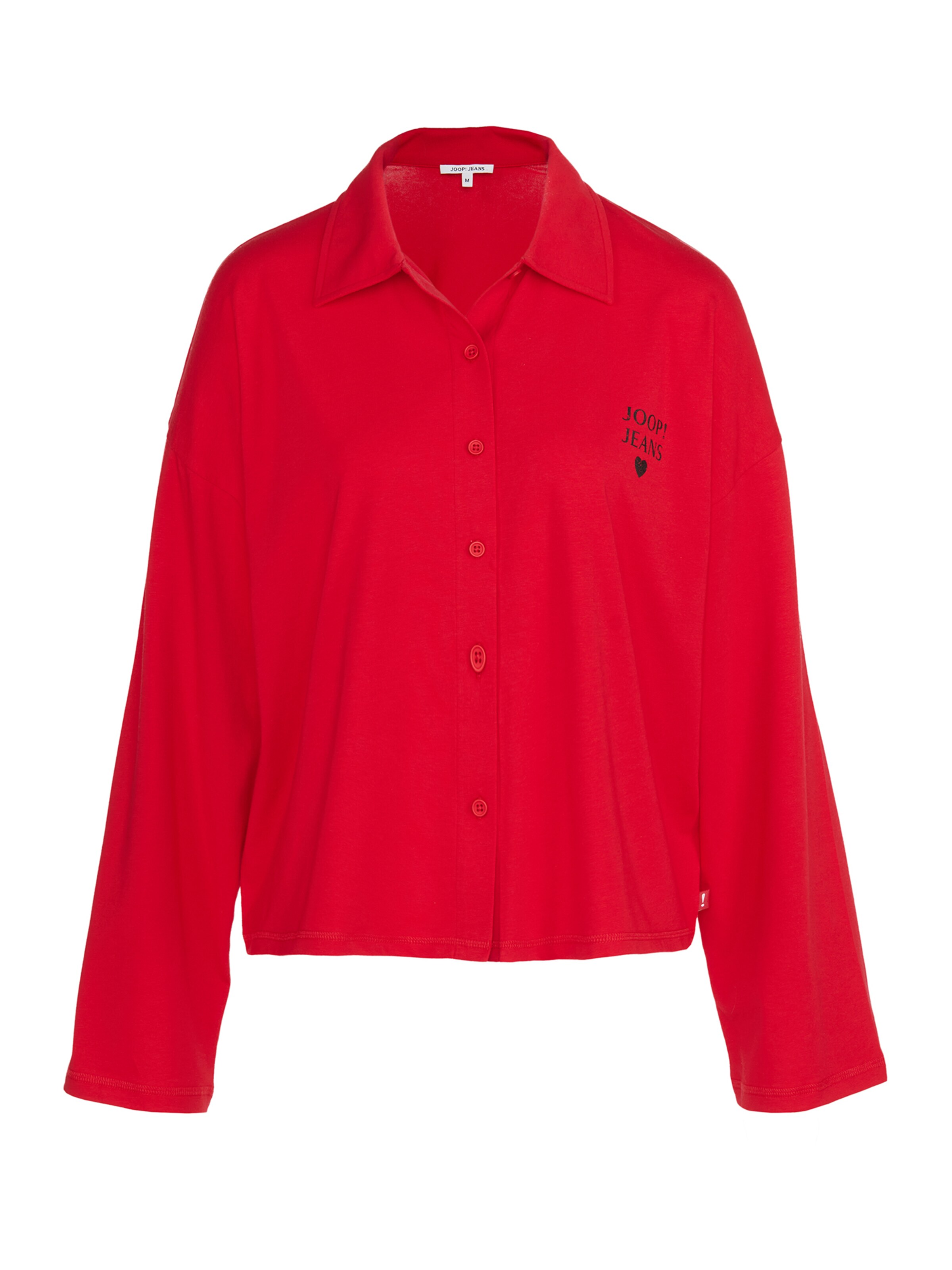 JOOP! Jeans - Camisa de pijama ' After Dark ' em vermelho: frente