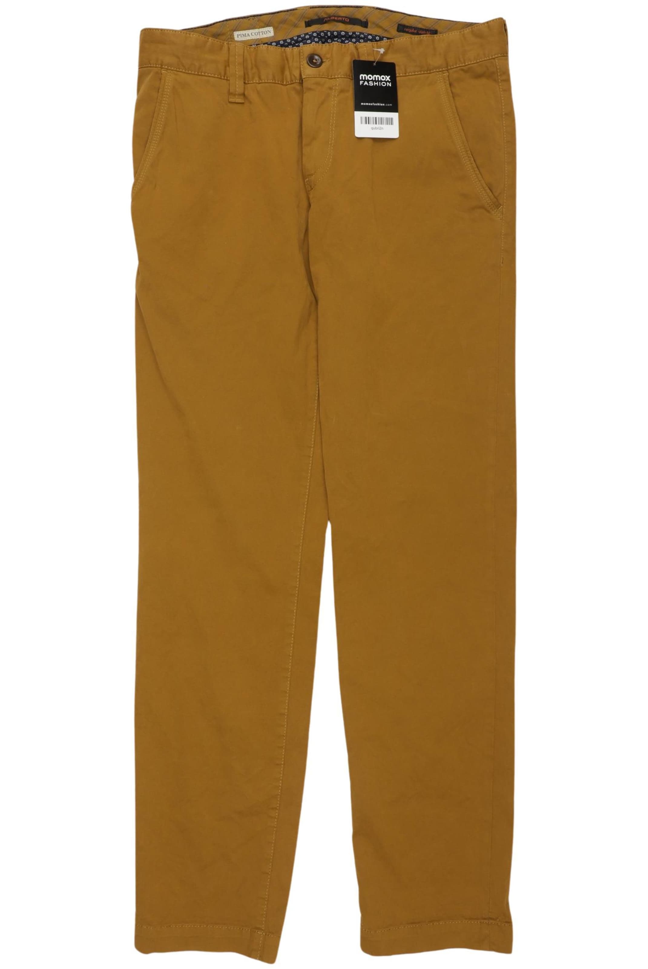 Alberto Pants in L in Beige: front