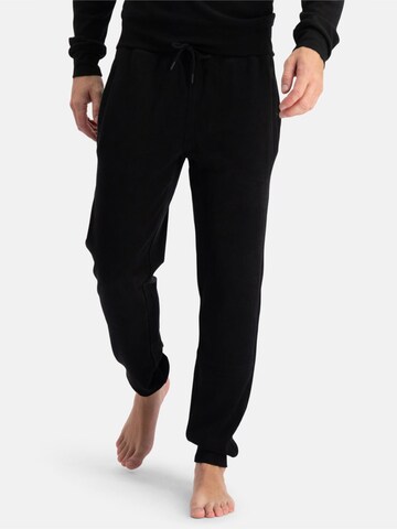 Bamboo basics Regular Klederdracht broek 'Lounge broek Dean - Zwart' in Zwart
