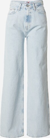 Tommy Jeans - Perna larga Calças de ganga 'CLAIRE' em azul: frente