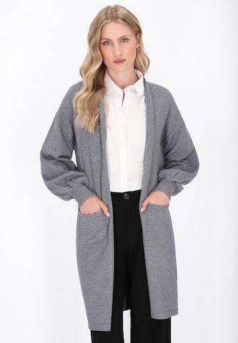 Cardigan 'Classic' DreiMaster Klassik en gris : devant