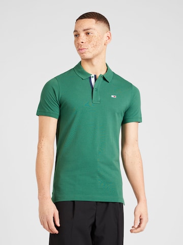 T-Shirt Tommy Jeans en vert : devant