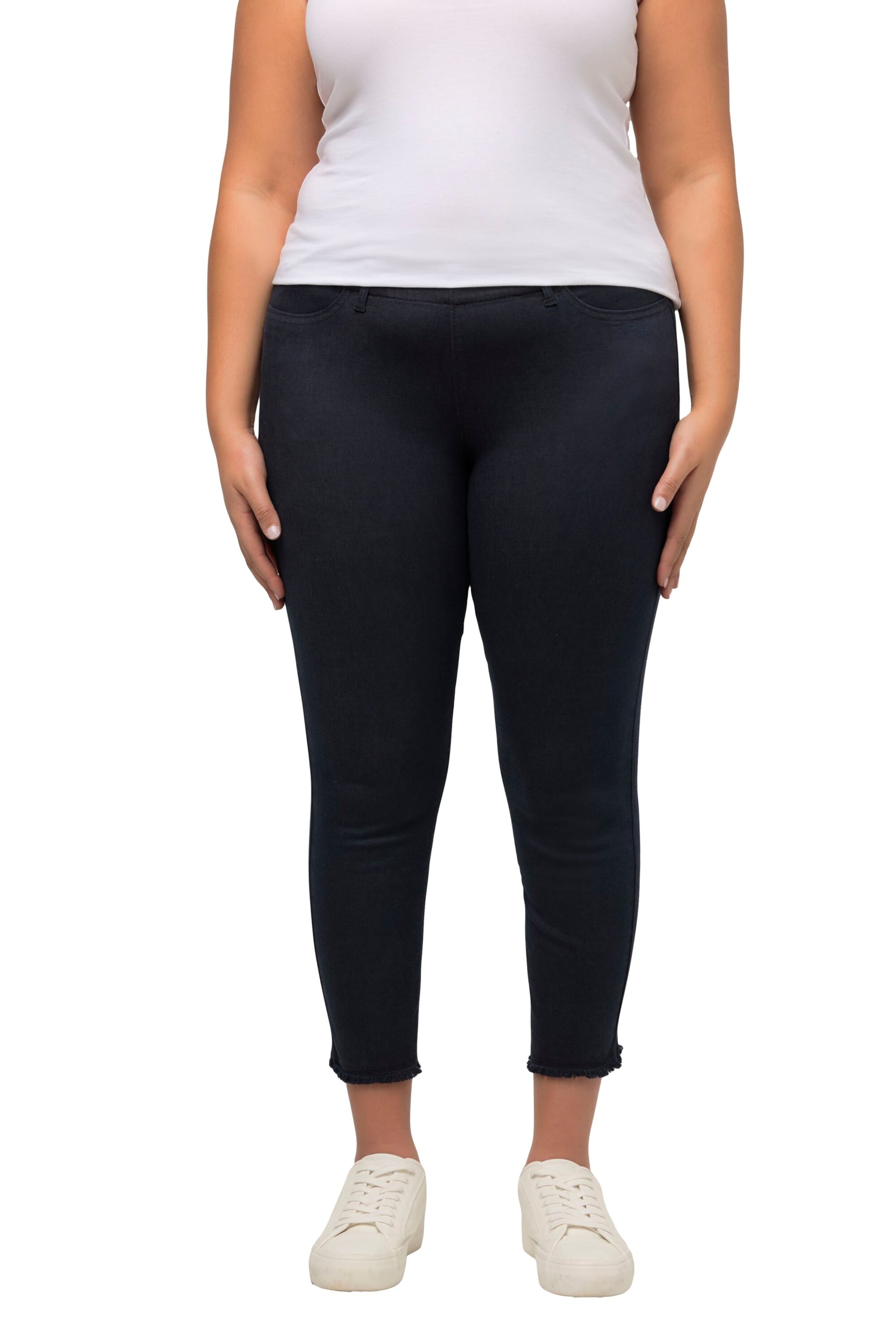 Ulla Popken Skinny Nadrág 'Sienna' - kék: elől