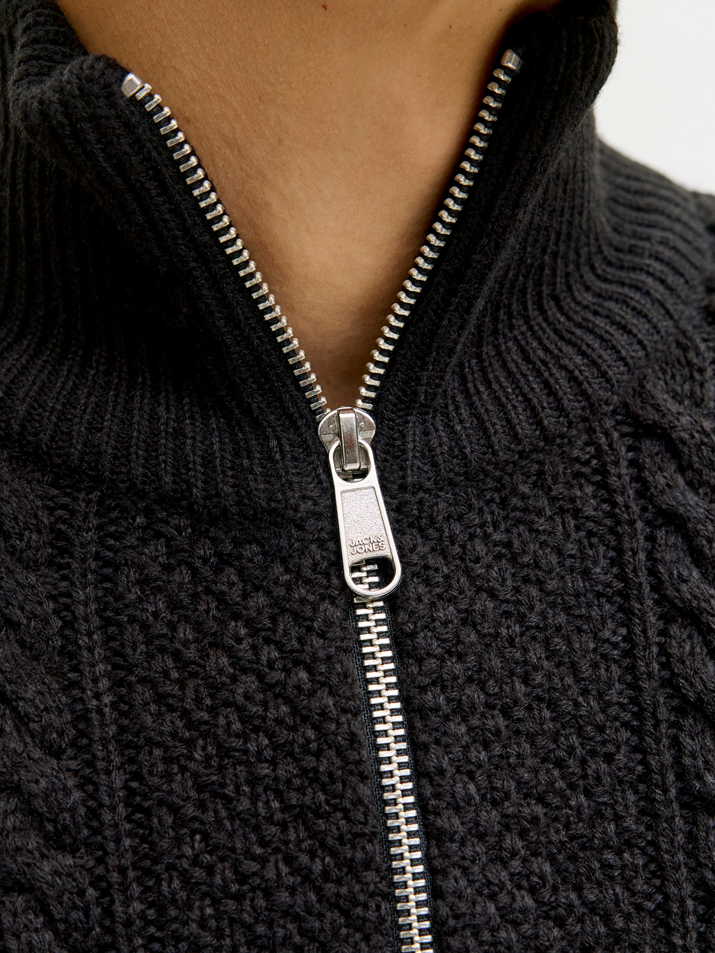※Paul JACK & JONES Pulover 'Paul' pe Negru | ABOUT YOU