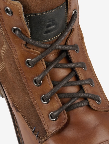 BULLBOXER Lace-Up Boots in Brown