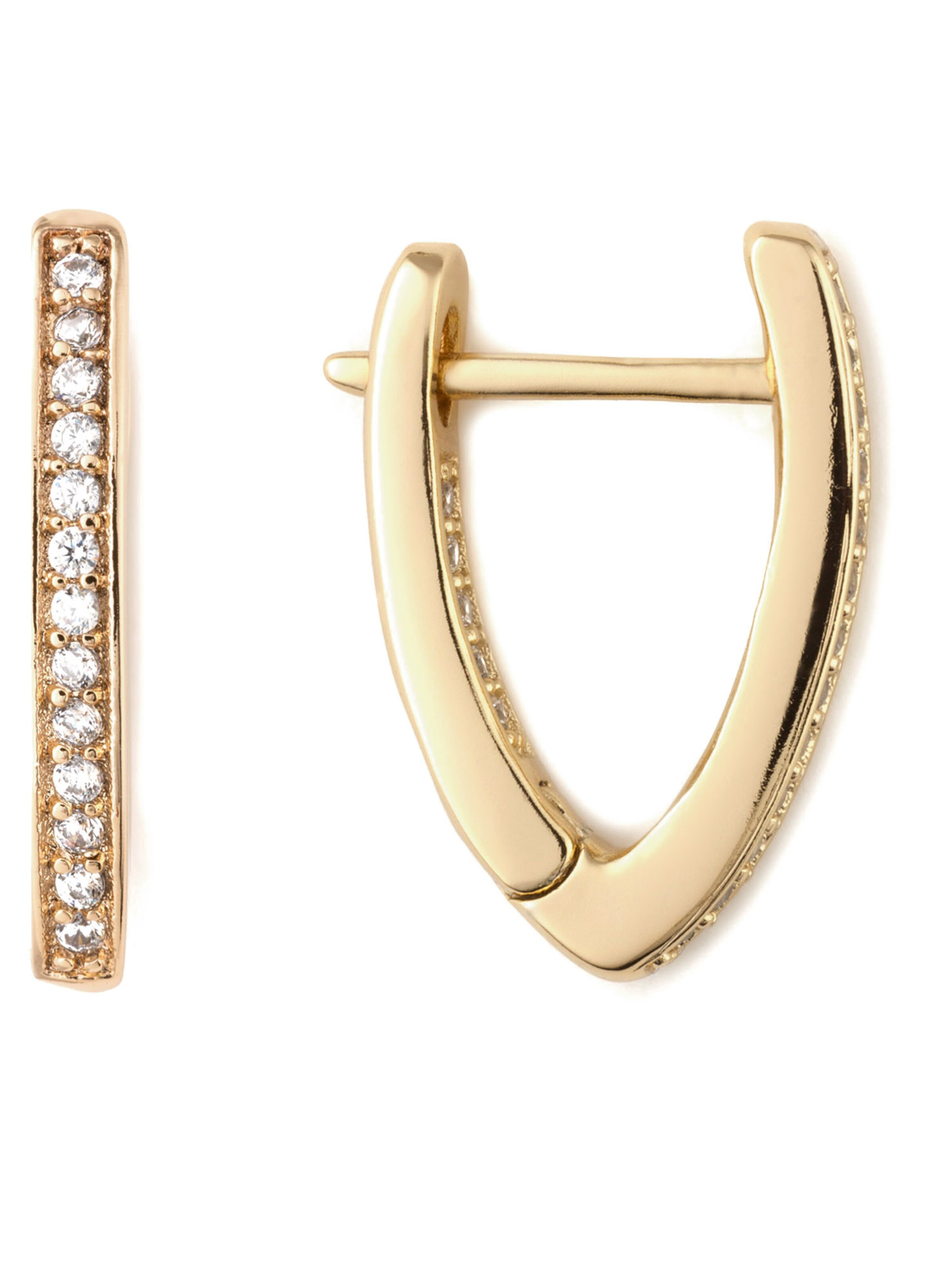 Heideman Earrings in Gold: front