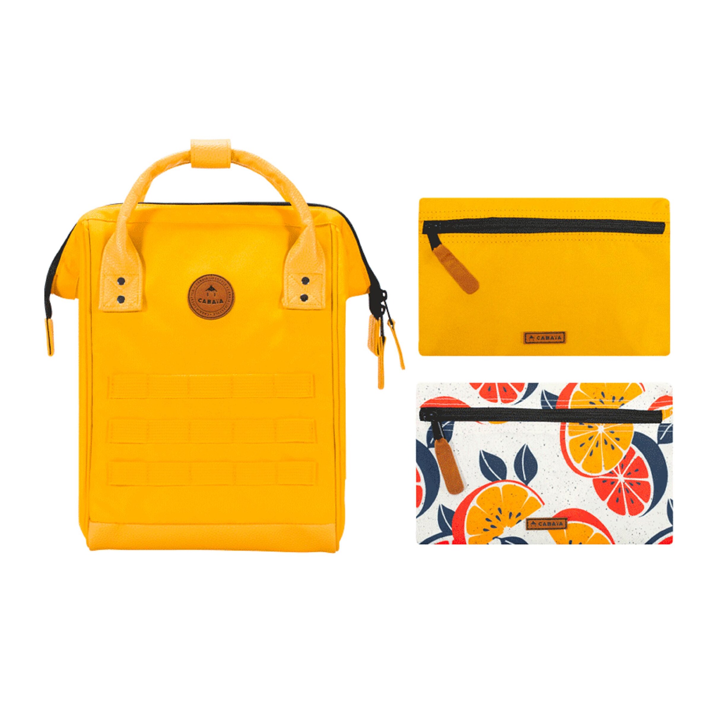 Cabaia Backpack 'Adventurer' in Yellow