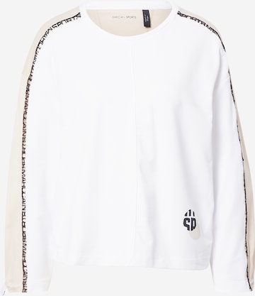Marc Cain Sweatshirt in White: front