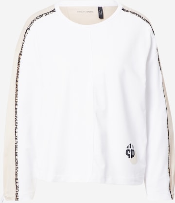 Marc Cain - Sudadera en blanco: frente