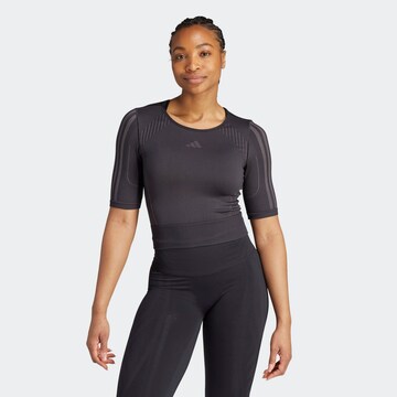 ADIDAS PERFORMANCE Funktionsbluse i sort: forside